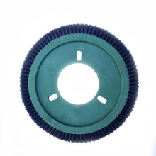 High quality nylon textiles brush with plastic disk from china